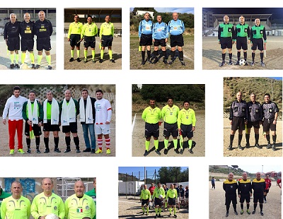 Il gruppo degli arbitri di Messina